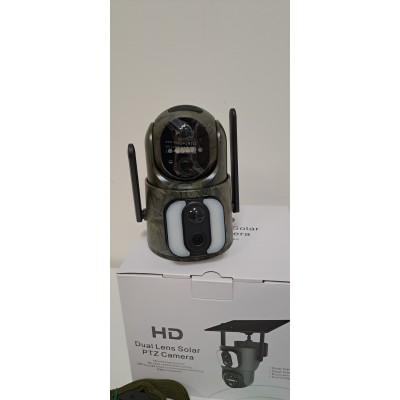 TECH-HD TELECAMERA SOLARE 4G MIMETICA FISSA + MOTORIZZATA