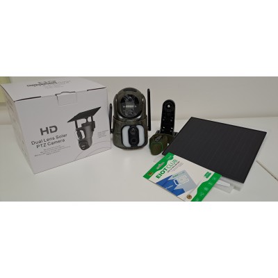 TECH-HD TELECAMERA SOLARE 4G MIMETICA FISSA + MOTORIZZATA
