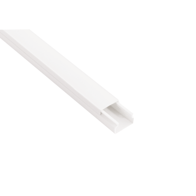 CANALINA PLASTICA BIANCA 2mt. 20x10
