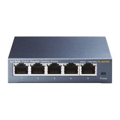 TP-LINK SWITCH 5 PORTE METAL 10/100/1000 (TL-SG105)