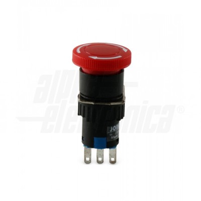 PULSANTE EMERGENZA ROSSO 22mm 230V