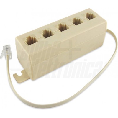 CIABATTA TELEFONICA 5 POSTI -  6P4C 40001095