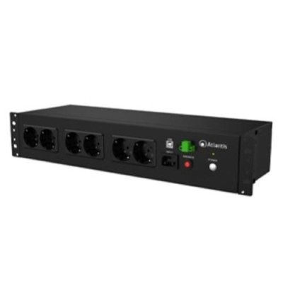 ATLANTIS UPS PDU1000  800VA-480W RACK 19" 8 SCHUKO