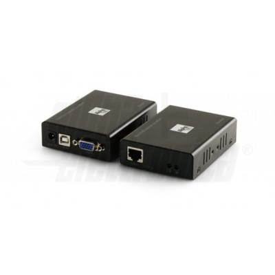 EXTENDER VGA ++USB KVM 300mt.CAT5e/CAT6