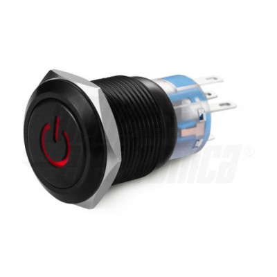 PULSANTE ANTIVANDALO 24V ROSSO