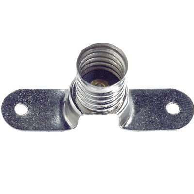 PORTALAMPADA E10 OTTONE-NICHELATO