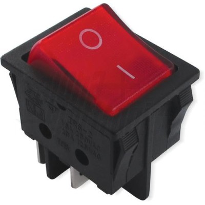 INTERRUTTORE BILANCERE 16A BIPOL.NERO ON-OFF
