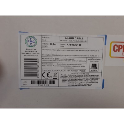 FMC CAVO ALLARME 2X0.75+6X0.22 TS PVC
