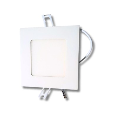 LAMPADA LED SOFFITTO QUADRATO 6W 6000K 120X120X21MM