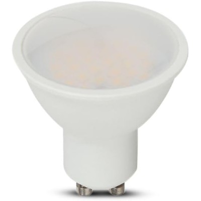 LAMPADINA LED 5W GU10 4000K CORPO PLASTICO TERM.ANG.LUCE 120