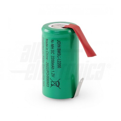 BATTERIA S/C Ni-Mh  2,2A.1,2V.