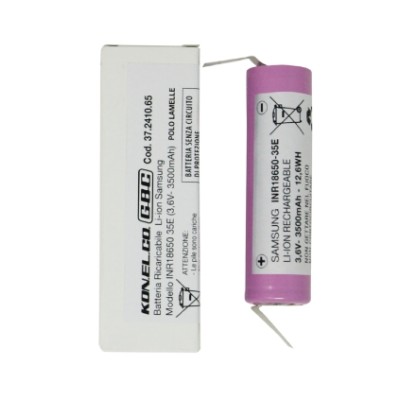 BATTERIA LITIO a SALDARE 18650 3500mA