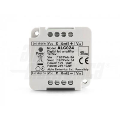 AMPLIFICATORE x STRISCIE LED 8A 12/24V