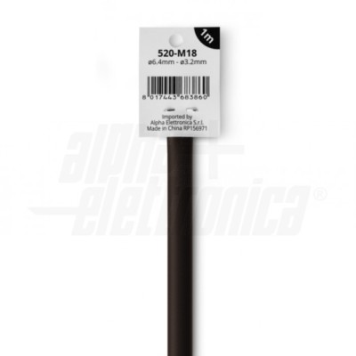 TERMORESTRINGENTE mm 6,4 mt.1 NERO