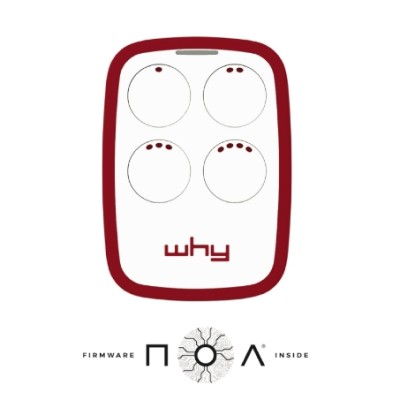 RADIOCOMANDO WHY-EVO MULTIFREQUENZA ROSSO