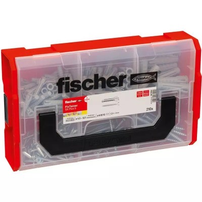 FISCHER VALIGETTA 210pz TASSELLI 6/8/10 mm