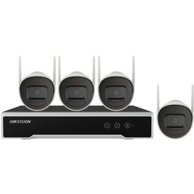 HIKVISION KIT WI-FI NVR+4 TLC IP 4MP CON HD